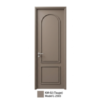 Porte intérieure moderne insonorisée en panneau mélaminé laqué avec technologie de noyau solide pour chambre, hôtel, bureau, garantie 5 ans