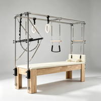 Accessoires de Pilates en bois de caoutchouc Cadillac Full Tower pour la musculation et le fitness OEM