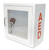 Desfibrilador personalizado OEM para fabricación de chapa, pintura, impresión, procesamiento, alarma, montado en la pared, Aed gabinete de almacenamiento, caja de Metal