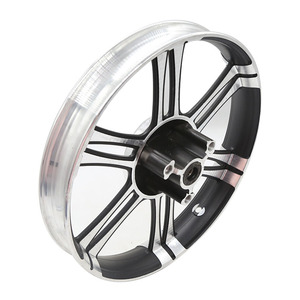 Allgemeine Motorrad räder 16 Zoll 16*2,5 16*3,0 2, 50-12 70/90-12 80/90-12 Vakuum reifen Aluminium legierung Scheiben bremse Vorderräder - Product Image 6