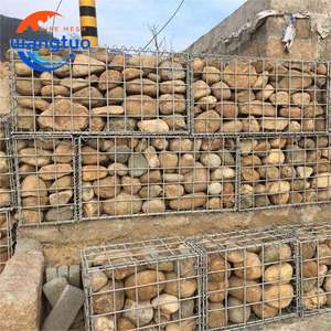 Galvanizli kaynaklı demir tel kafes <span class=keywords><strong>Gabion</strong></span> sepeti ve taşlar ile dolu kutu <span class=keywords><strong>PVC</strong></span> kaplı demir tel örgü <span class=keywords><strong>Gabion</strong></span> kutusu - Product Image 6