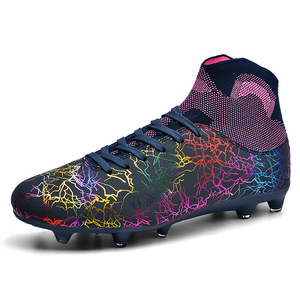 <span class=keywords><strong>Botas</strong></span> de <span class=keywords><strong>Fútbol</strong></span> Unisex de Caña Alta, Sintéticas <span class=keywords><strong>AG</strong></span>, Tacos Largos TF Moldeados, Zapatos de Entrenamiento para Adultos, <span class=keywords><strong>Césped</strong></span> <span class=keywords><strong>Artificial</strong></span>, Forro de Malla Transpirable - Product Image 2
