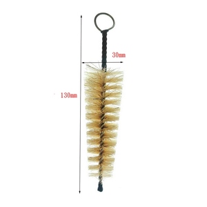 Brosse de nettoyage d'embout buccal Manche en métal Poils Sax <span class=keywords><strong>Trompette</strong></span> Clarinette Nettoyeur d'embout buccal Brosses Instruments à vent Accessoire - Product Image 2