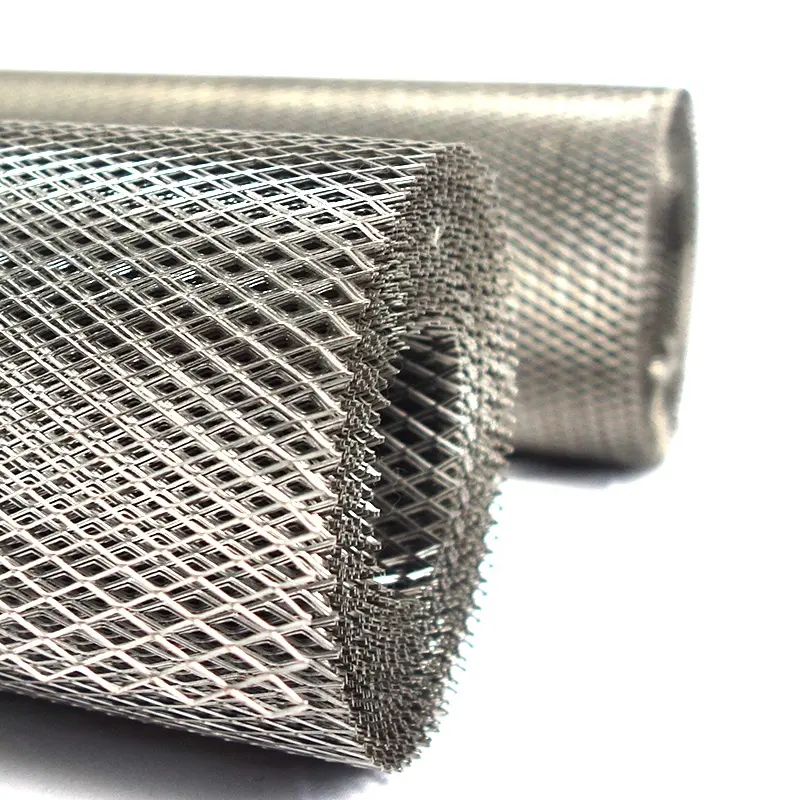 0.6mm 0.8mm 1 mm 2mm HDG dekoratif elmas genişletilmiş Metal tel tel örgü rulosu