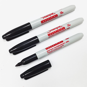 Marqueur permanent Sharpie 13601 industriel à pointe fine de 1 mm, <span class=keywords><strong>encre</strong></span> <span class=keywords><strong>noire</strong></span> résistante aux conditions extrêmes pour tissu - Product Image 2