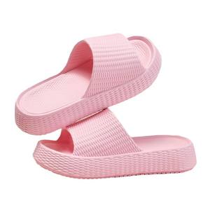 Zapatillas deslizantes con cojín con patrón <span class=keywords><strong>de</strong></span> yute para mujer, plataforma con suela <span class=keywords><strong>de</strong></span> garrapatas, EVA para interiores y exteriores, playa, casa, baño, ducha, sandalia - Product Image 6