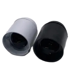 Bakelite Light Bulb <strong>Socket</strong> Electrical Material 4A 250V Vintage Black White Plastic <strong>Lamp</strong> Holder E14 E27 <strong>Lamp</strong> Holder - Product Image 2