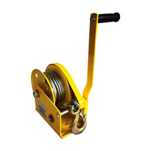 Kleiner Haushalts kran Selbstsicher nde handge kurbelte Winde Tragbarer bidirektion aler manueller Traktion aufzug - Product Image 6