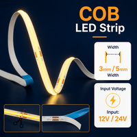 Bandes LED, Rubans LED, Bandes lumineuses LED, Bandes COB, Rétroéclairage TV intelligent 12V, Bande COB 24V 5V, Bande COB 5V 3mm, Bande COB 12V, Bande COB 24V