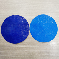 Bâche en polyéthylène tissé bleue avec œillets métalliques pour camions, navires et usage agricole