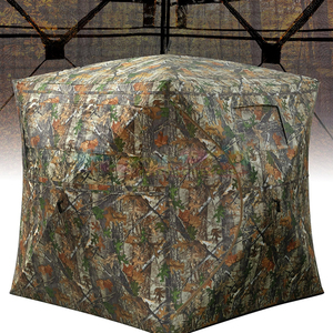 เต๊นท์ล่าสัตว์แบบพกพากันน้ำกันฝนสำหรับกลางแจ้งใช้ในฤดูร้อนม่านล่าสัตว์แบบป๊อปอัพแบบมองไม่เห็นพื้นลายพราง - Product Image 5