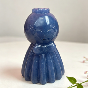 Figura Decorativa de Cristal de Piedra Semipreciosa Natural de 6 cm, Tallada a Mano, Ecológica, para Decoración del Hogar, Teru Teru <span class=keywords><strong>Bozu</strong></span> - Product Image 1