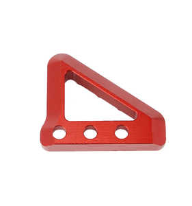 Red Aluminium <b>Hex</b> Nuts 10mm Cap Diameter Metric Standard Thread Anodized Finish - Product Image 5