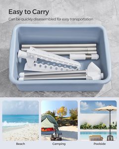 Séchoir à linge pliable <span class=keywords><strong>avec</strong></span> 3 bras rotatifs pour cintres, en acier inoxydable, pour 27 vêtements - Product Image 4