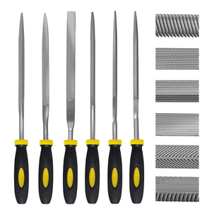 Ensemble de fichiers à aiguille lime diamant (<span class=keywords><strong>6</strong></span> pièces), outils métalliques à main, en acier à haute teneur en carbone, meilleure vente 2020 - Product Image 2