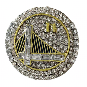 Best-seller en Europe et aux États-Unis : <span class=keywords><strong>Ensemble</strong></span> de 7 bagues de championnat en alliage des <span class=keywords><strong>Golden</strong></span> <span class=keywords><strong>State</strong></span> <span class=keywords><strong>Warriors</strong></span> de la NBA, Basketball, serties de diamants - Product Image 3