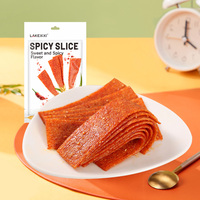LAKEXIXI Série Naturelle Vente Chaude Snacks à la Saveur Super Épicée Halal Végétaliens Grain de Blé Texture Semi-Molle Latiao Snack Chinois