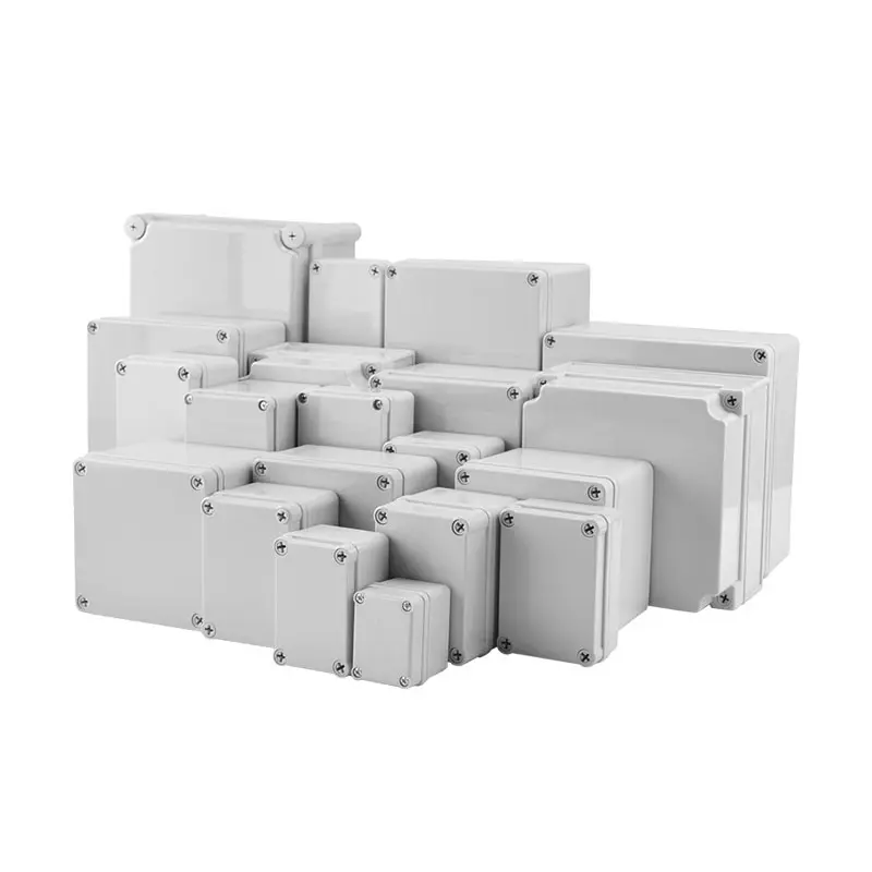 plastic junction box IP66 ABS PC distribution switch waterproof instrument box outdoor terminal box