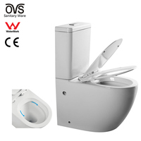 OVS CE Offre Spéciale – Ensemble WC Complet 2 Pièces pour Hôtel, Haute Efficacité, Faible Consommation d'Eau