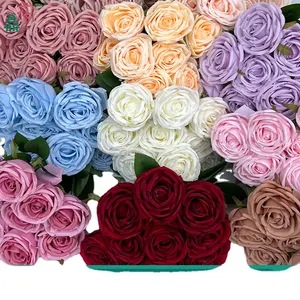 LFH 9 kafa paketi kraliyet gül kore Bing Xin otel ev güzellik Chen dekorasyon çiçekler düğün manzara simulat