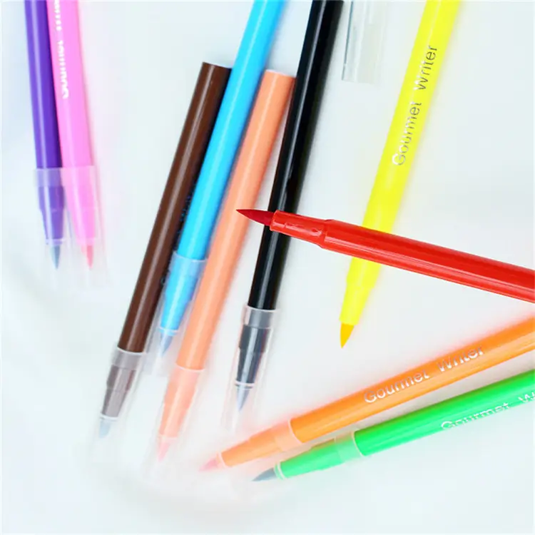 Hot Selling Coloring Water Pen For Watercolor Cake Decorating Baking Tools Water Brush Painting Pen Fondant Cake Pen Decoration