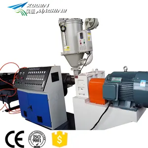 Excellent performance PE PP PVC single wall corrugated pipe machine