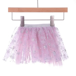 Falda de tul suave y cómoda para niñas, tutú de copo de nieve, elsa - Product Image 2