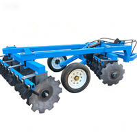 Herse à disques tractée 160 CV, profondeur de travail réglable, 5-7,8 mu/h pour la préparation et le traitement des terres agricoles de blé et de maïs