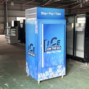 Marchandiseur commercial de congélateur de refroidisseur d'affichage de glace ensachée à température unique avec refroidissement ventilé de contrôle de température numérique - Product Image 4