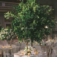 Ficus artificiel Banyan Enchanted pour événements de mariage, feuilles vertes artificielles, centre de table Ficus pour la décoration des centres commerciaux