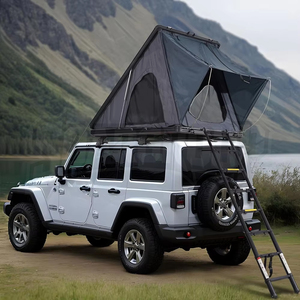 <span class=keywords><strong>Tente</strong></span> <span class=keywords><strong>de</strong></span> <span class=keywords><strong>toit</strong></span> rigide en aluminium Slim Wedge pour SUV, idéale pour le camping - Product Image 2
