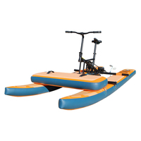 Vélo aquatique simple gonflable Pédalo Bateau à pédales Aqua Quad Vélo aquatique pour adulte