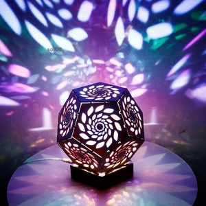 Lampadaire étoile polaire coloré 3D ciel étoilé Projection creux veilleuse bohème lampe pour la maison jardin cadeau décoratif - Product Image 5