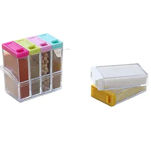 Custom Luxury Clear Display with Spoon and window Spicy Herbs Spice Tea Packing Box Display Storage Box