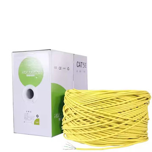 Tốc độ cao CAT5e cáp mạng cho lan/chơi game/CCTV hệ thống linh hoạt Mạng Cáp viễn thông <span class=keywords><strong>fiber</strong></span> optic Cable - Product Image 6