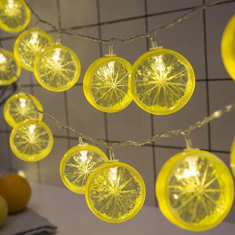 New製品Christmas Grape Fruit Light Solar LED屋外ソーラーライトクリスマスLemonソーラーledストリングライト