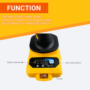 Hot Selling Industrial Grade High Torque Cordless Brushless Impact Power <b>Wrench</b> A008-DW Powerful Impact <b>Wrench</b> A008-DW - Product Image 6