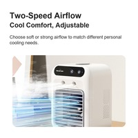 Ventilateur de refroidissement électrique USB portable YL7 avec poignée, 5V, 2 vitesses, pales en plastique, ventilateur axial de bureau OEM pour la maison, le bureau et la chambre