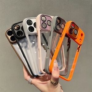 เคสโทรศัพท์ใสหรูหราสำหรับ iPhone 17 16 15 14 13 Pro Max Plus 17Pro  วัสดุอะคริลิค PC แข็ง ป้องกันแรงกระแทก สำหรับ iPhone 17Air - Product Image 2
