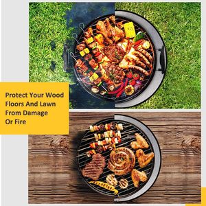 Tapis de protection double face ignifuge pour barbecue et foyer, idéal pour terrasse - Vente chaude - Product Image 5
