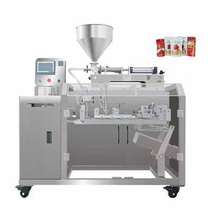 Empaquetadora automática Doypack para bolsas prefabricadas Pasta de ensalada Salsa de Chile Pasta de patata Envoltura y pegado de alimentos - Product Image 1