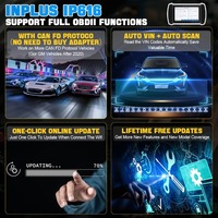Para Escáner Automotriz de Todos los Sistemas XTOOL InPlus IP616 con Actualizaciones Gratuitas de por Vida y más de 31 Funciones de Reinicio, Herramienta de Diagnóstico para Coche con XTool Integrado