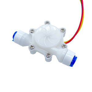 เครื่องวัดการไหลของน้ำเกรดอาหาร1/4 0.25-2.5L/นาทีเซ็นเซอร์การไหลของของเหลวสำหรับเครื่องกรองน้ำวัสดุพลาสติก - Product Image 5