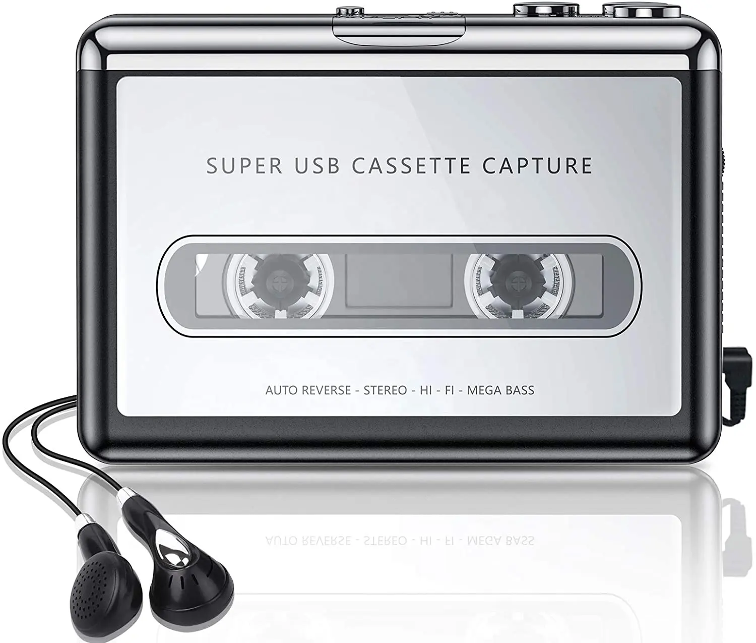 Nueva tecnología actualizada Cassette a MP3 Converter USB Cassette Player de cintas a MP3 h1tctQ Cassette radio grabadora cinta