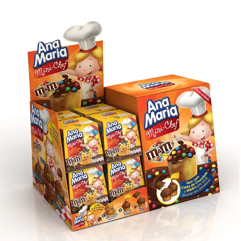 Pop Up aperatif gıdalar kağıt raflar kahve çekirdeği karton zemin sergileme rafı standı teşhir kutuları karton