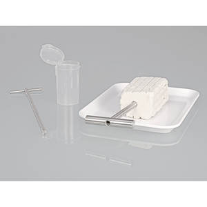 Suministros de laboratorio Venta caliente QualiRod Acero inoxidable V2A Alimentos seguros Cilíndricos Autoclavable lanzas de muestra - Product Image 2