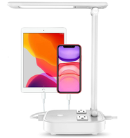 Lampe de bureau lampes Led Usb Lampara lampe de Table Rechargeable avec Port de charge Usb