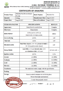 Bubuk Biru Botani: Bunga Kacang Kupu-kupu Organik untuk Aplikasi Makanan & Minuman yang Berwarna Cerah - Product Image 2