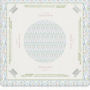 Mahjong Table Mat, Cross-border Anti-slip, Silent, <b>Edge</b>-locking <b>Rubber</b> Pad, Washable, Wrinkle-resistant, Multi-person Table - Product Image 4