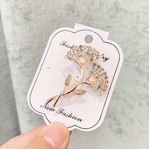 Épingles à hijab originales pour femmes, broches de sécurité en perles pour foulards, clips en alliage pour mariages et fiançailles - Product Image 2